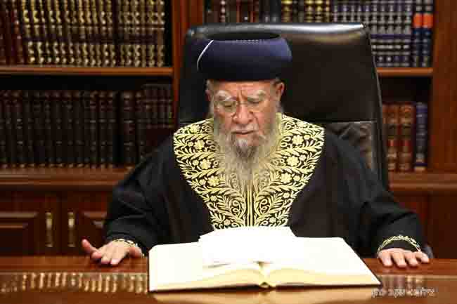 הרב בקשי זצל - צילום יעקב כהן