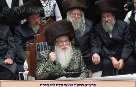 מראות מחג הפסח בקהילת צאנז